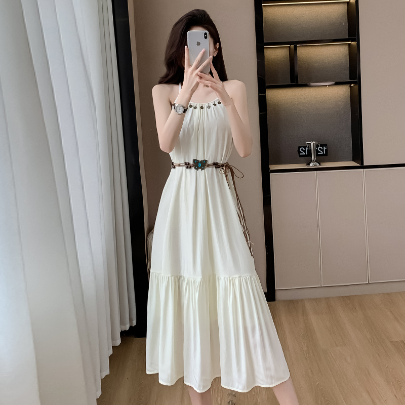 2025-ethnic-style-two-piece-maxi-dress-set-with-shawl-and-belt_3 2025 Ethnic Style Two-Piece Maxi Dress Set with Shawl and Belt