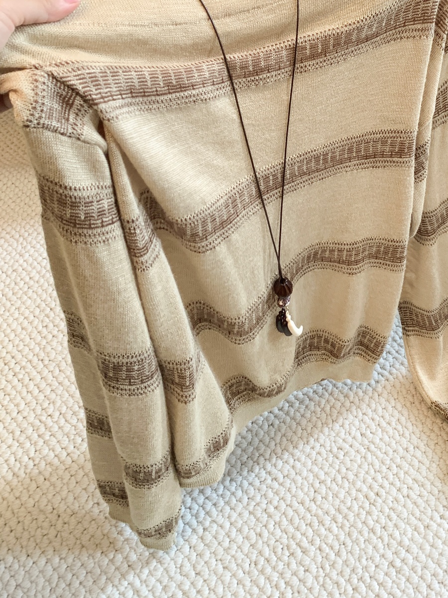 2026-early-autumn-korean-style-off-shoulder-striped-knit-top-casual-loose-slimming-pullover_3 2026 Early Autumn Korean Style Off-Shoulder Striped Knit Top Casual Loose Slimming Pullover